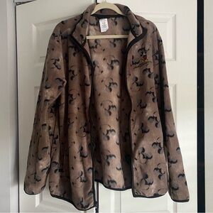 Disney world sherpa zip up Mickey Mouse long sleeve soft jacket